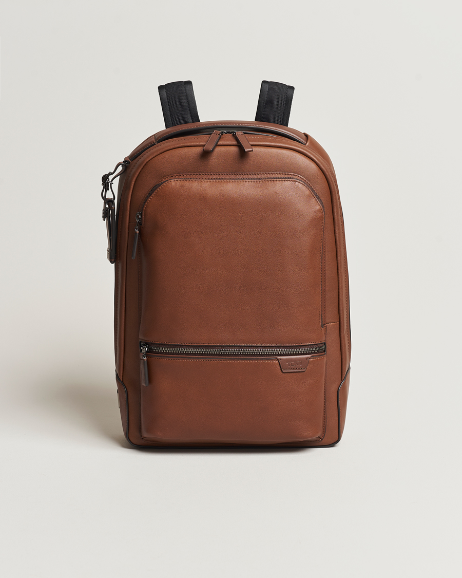 Herre | Tasker | TUMI | Harrison Bradner Leather Backpack Cognac