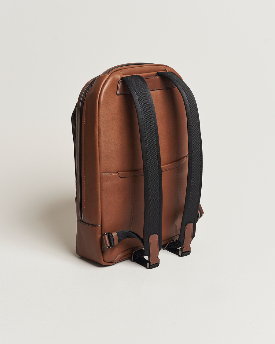 Herre | Tasker | TUMI | Harrison Bradner Leather Backpack Cognac