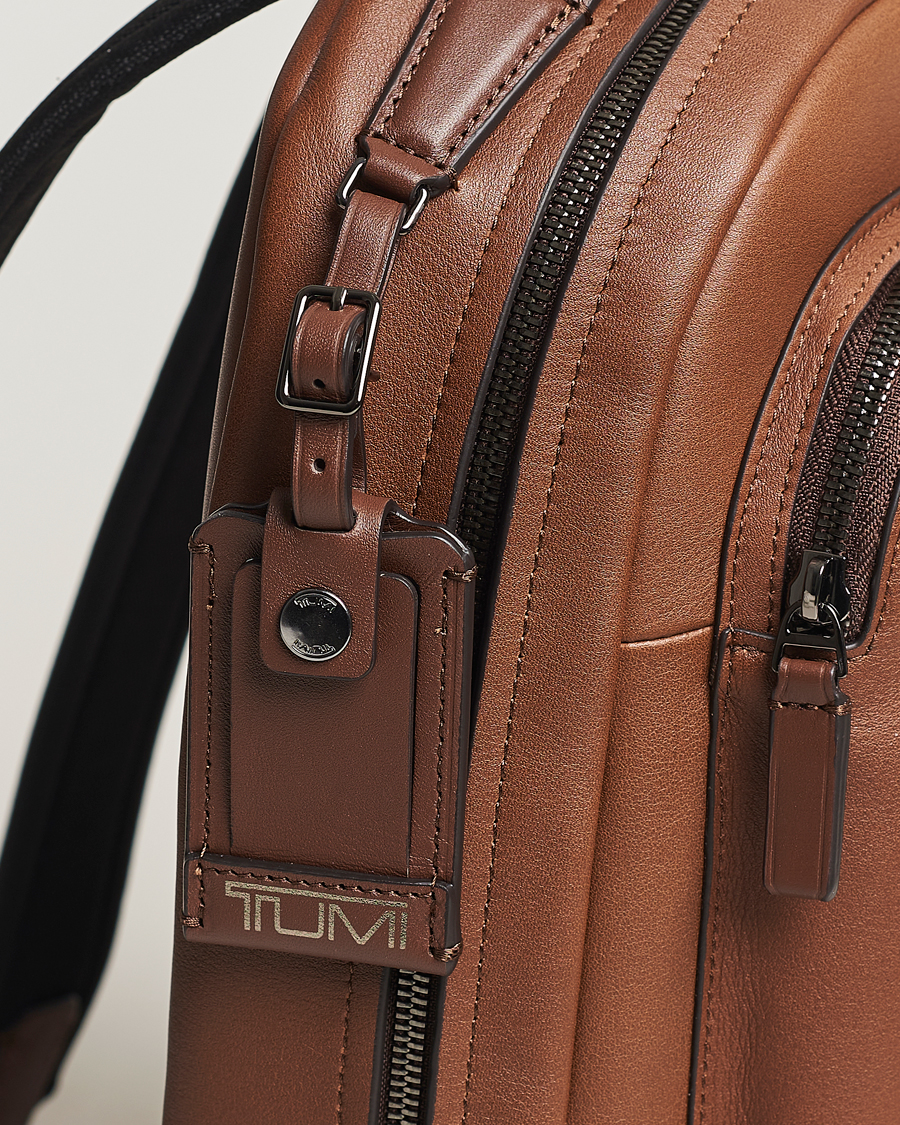 Herre | Tasker | TUMI | Harrison Bradner Leather Backpack Cognac