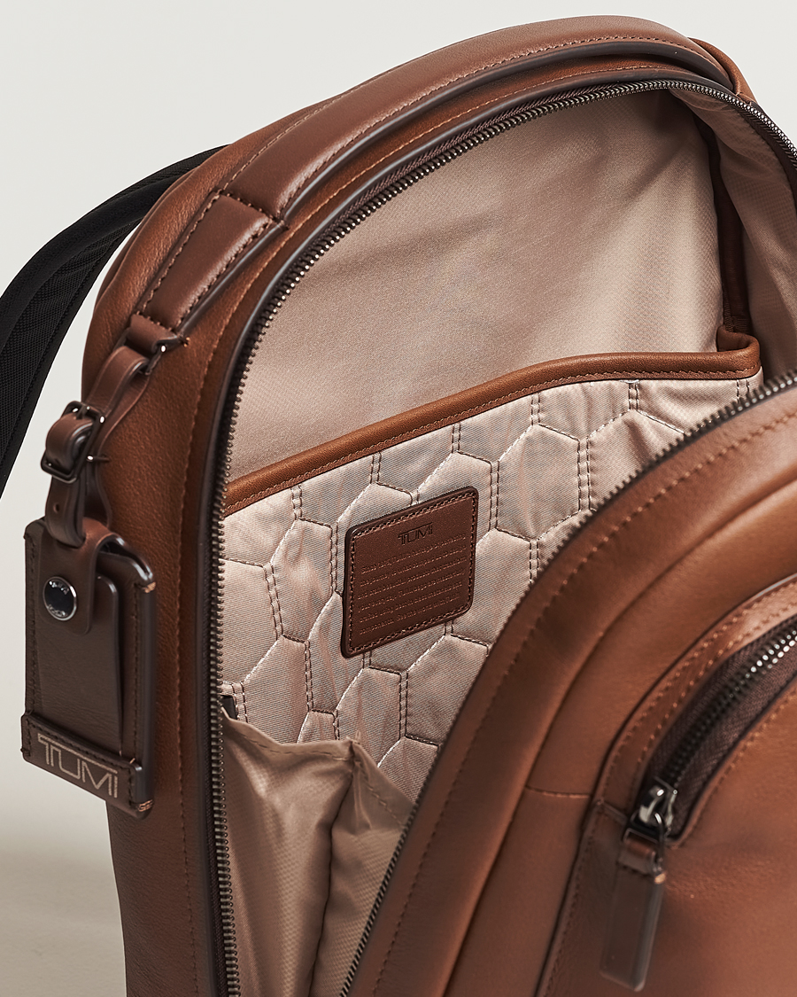 Herre | Tasker | TUMI | Harrison Bradner Leather Backpack Cognac