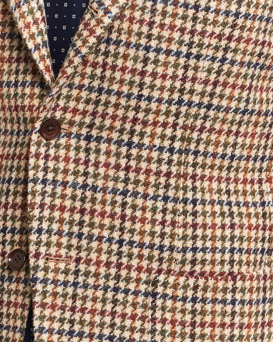 Herre | Blazere & jakker | Beams F | Harris Tweed Gunclub Check Blazer Brown