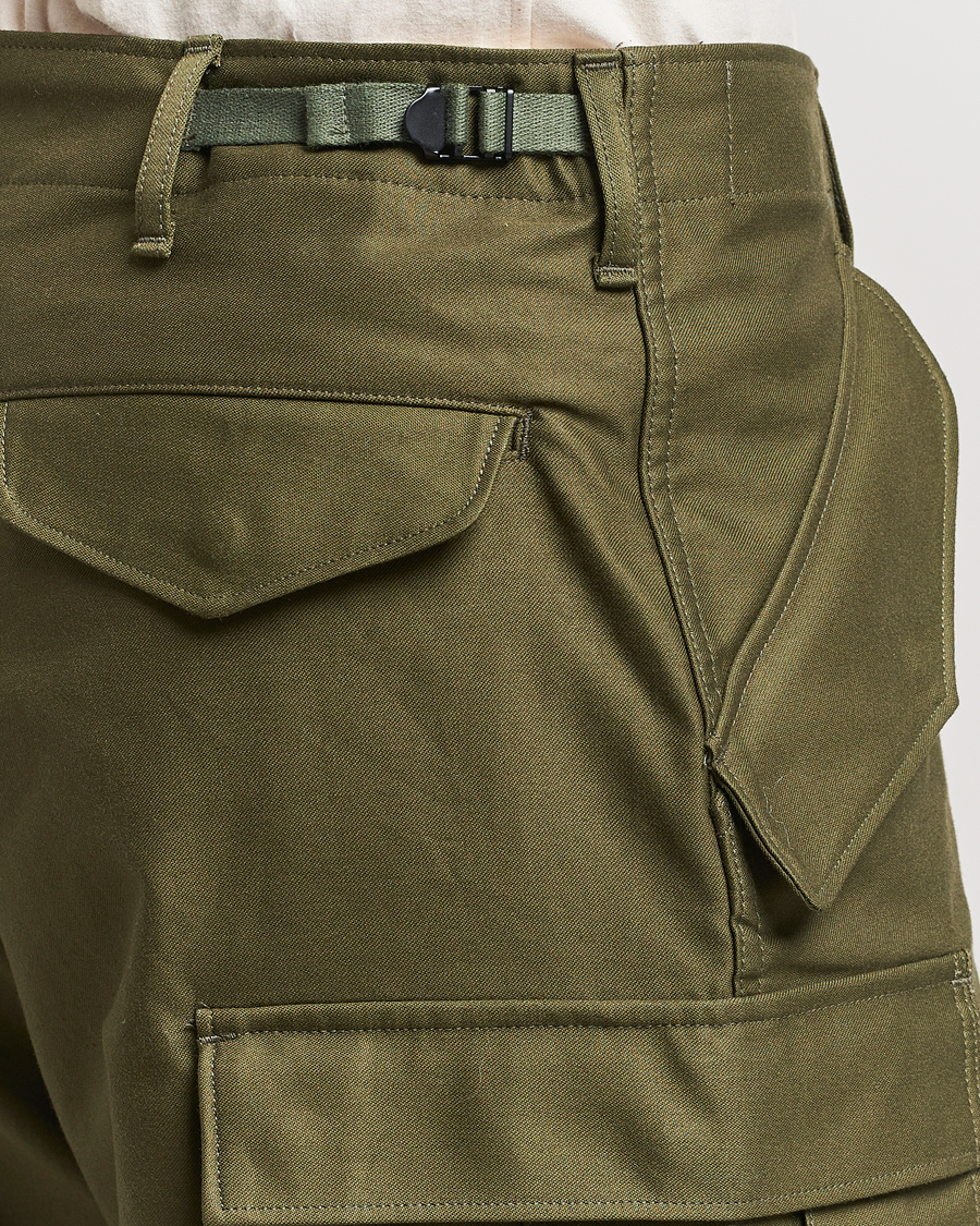 Herre | Bukser | Beams F | Military Cargo Pants Olive
