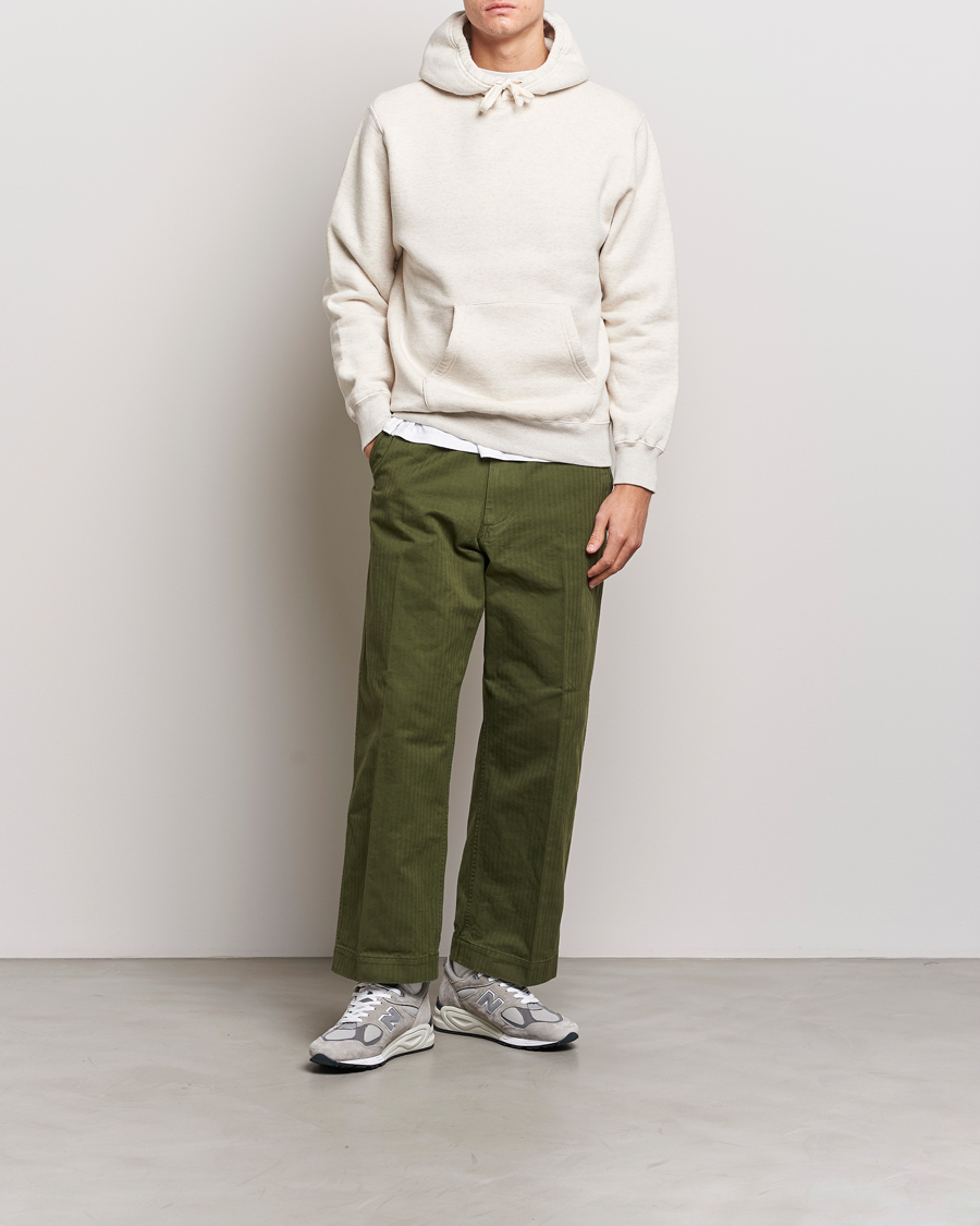 Herre | Trøjer | BEAMS PLUS | Japanese Pullover Hoodie Off White