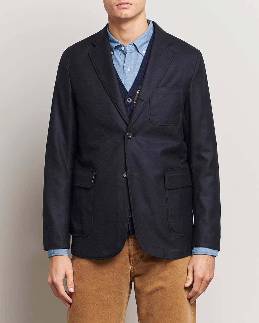 Herre | Blazere & jakker | BEAMS PLUS | Flannel Blazer Navy