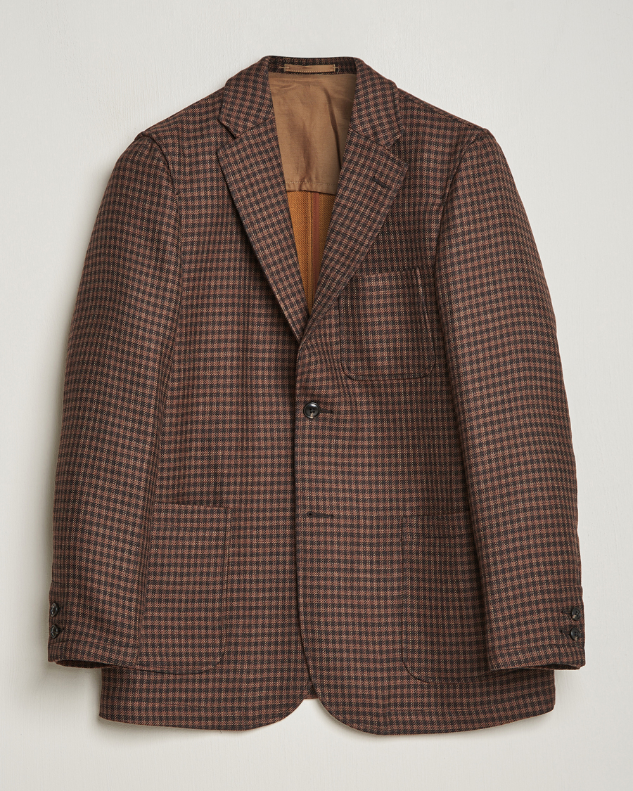 Herre | Blazere & jakker | BEAMS PLUS | Houndstooth Twill Blazer Brown