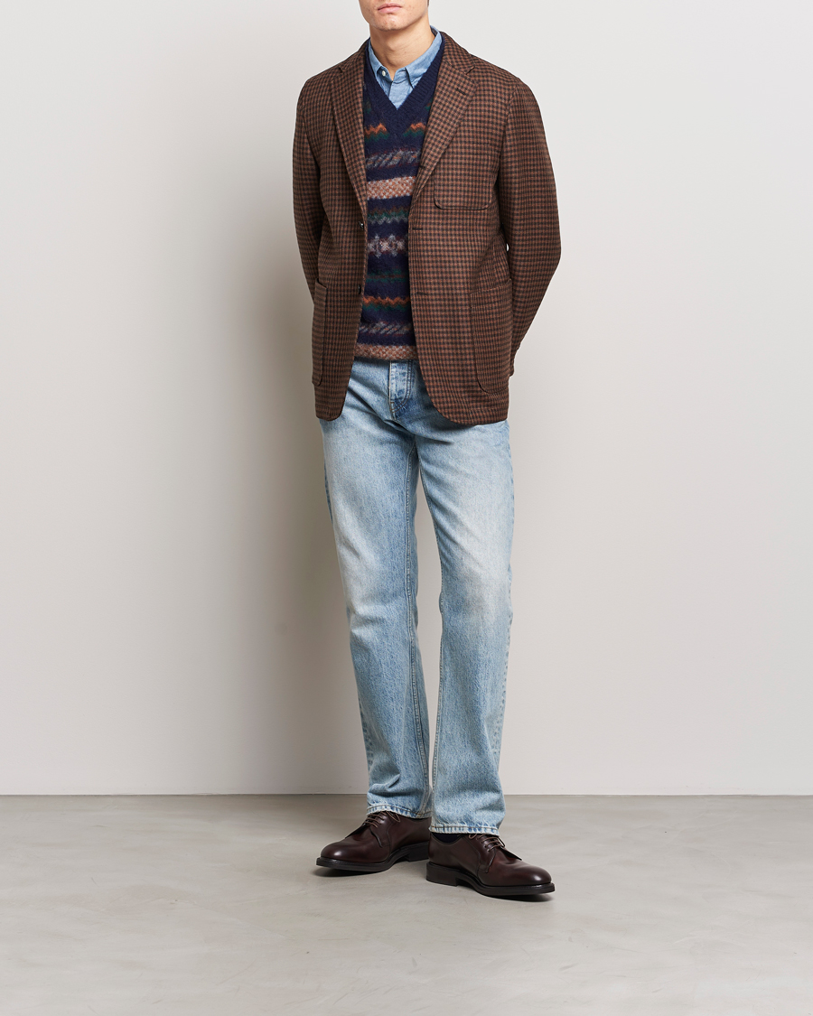 Herre | Blazere & jakker | BEAMS PLUS | Houndstooth Twill Blazer Brown