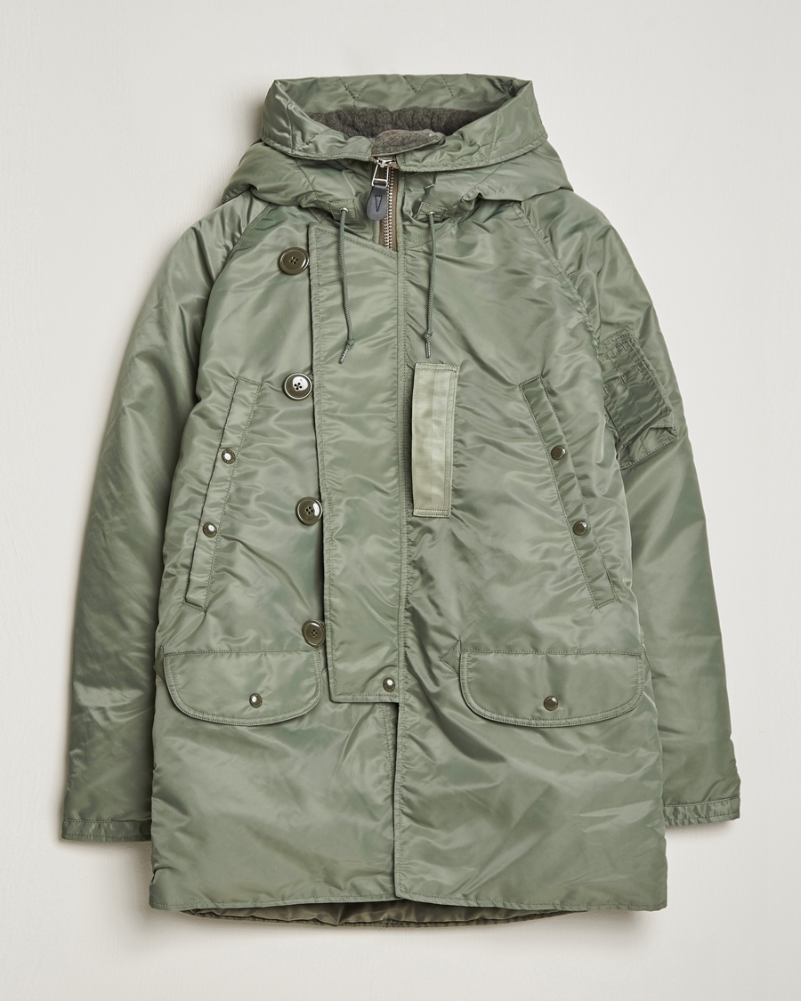 Herre | Jakker | BEAMS PLUS | MIL Type N-3B Down Parka Sage