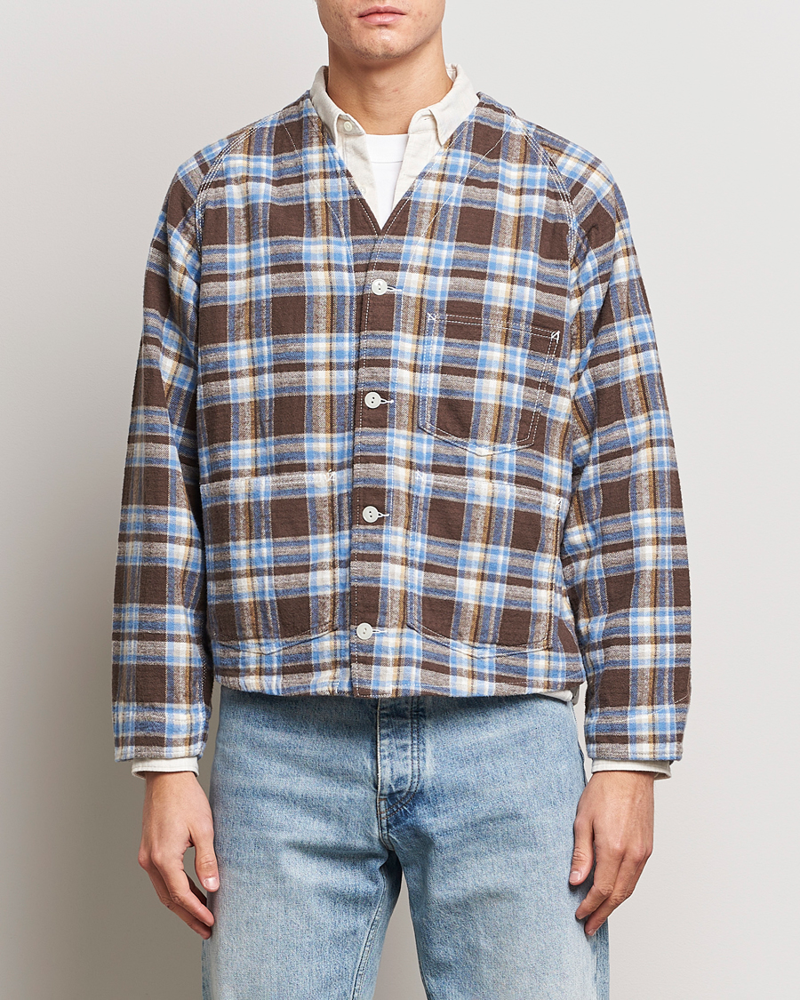 Herre | Jakker | BEAMS PLUS | Engineer Jacket Blue Check