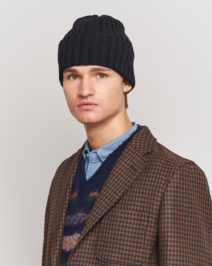 Herre |  | BEAMS PLUS | Wool Watch Hat Black