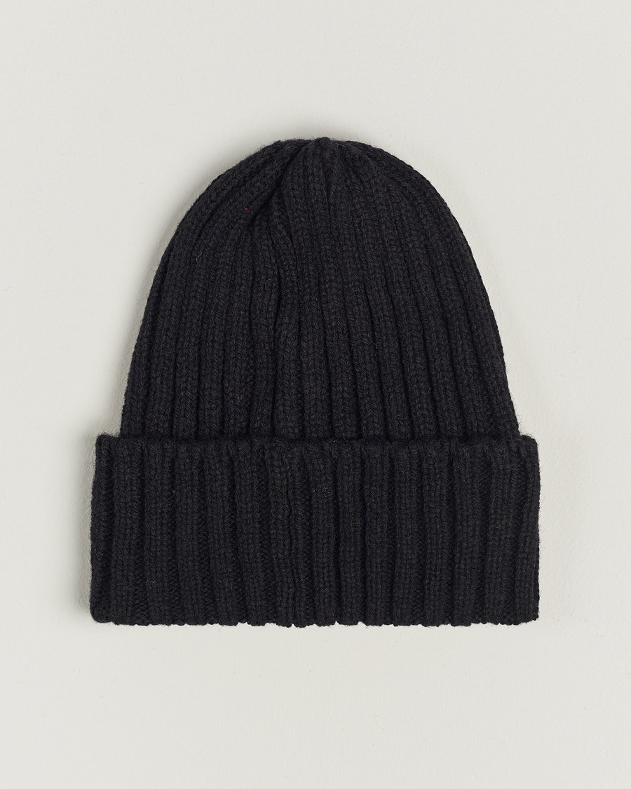 Herre | BEAMS PLUS Wool Watch Cap Black | BEAMS PLUS | Wool Watch Cap Black
