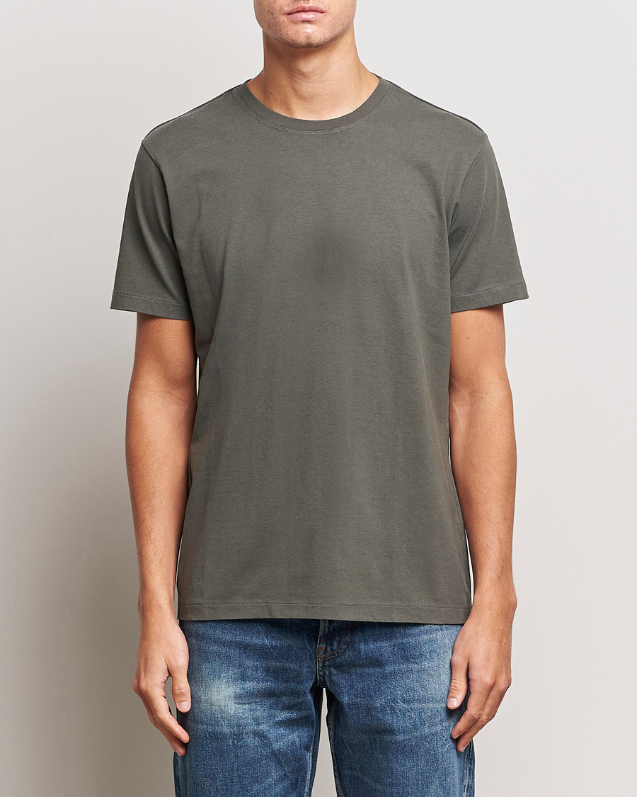Herre | Nye varemærker | FRAME | Logo T-Shirt Charcoal Grey