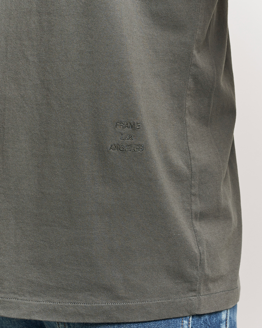 Herre | T-Shirts | FRAME | Logo T-Shirt Charcoal Grey