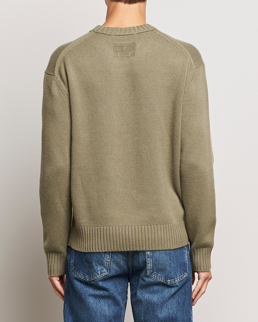 Herre | Trøjer | FRAME | Cashmere Sweater Khaki Green