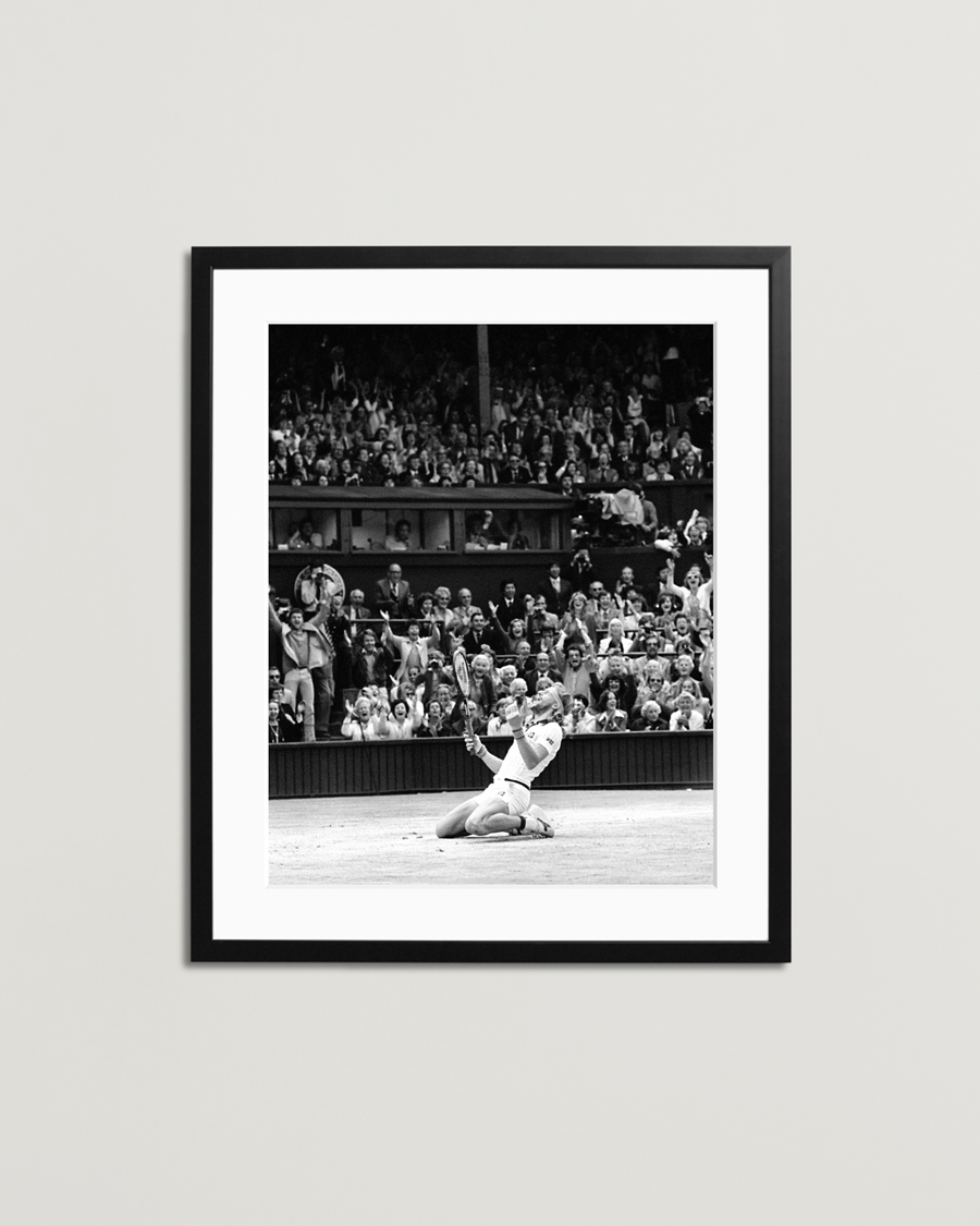 Herre | Plakater | Sonic Editions | Framed Borg's 5th Wimbledon Title, 1980