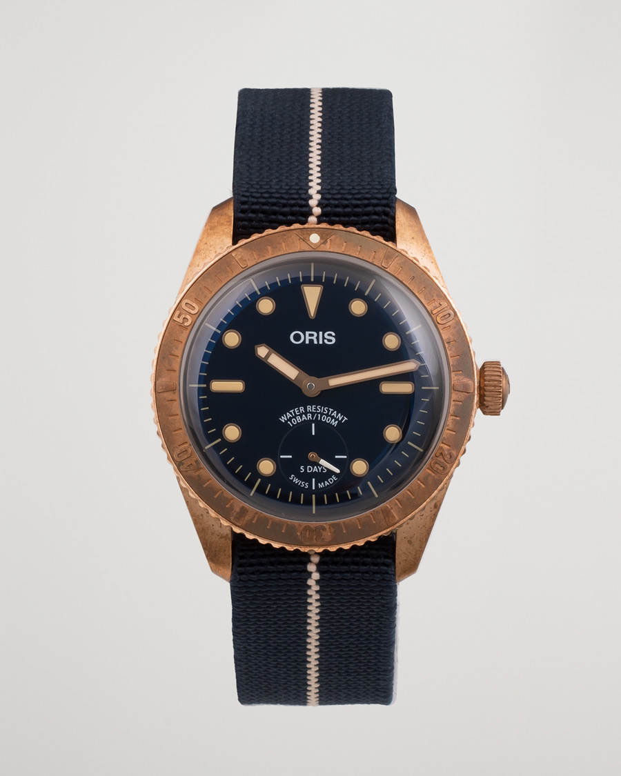 Herre | Oris Pre-Owned Carl Brashear Calibre 401 Limited Edition Steel Blue | Oris Pre-Owned | Carl Brashear Calibre 401 Limited Edition Steel Blue