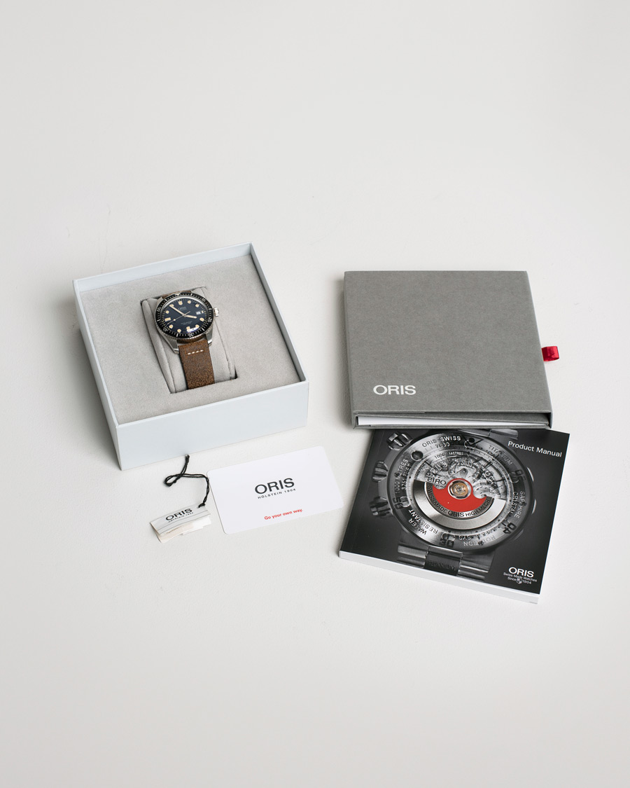 Herre | Oris Pre-Owned Divers Sixty-Five Steel Blue | Oris Pre-Owned | Divers Sixty-Five Steel Blue