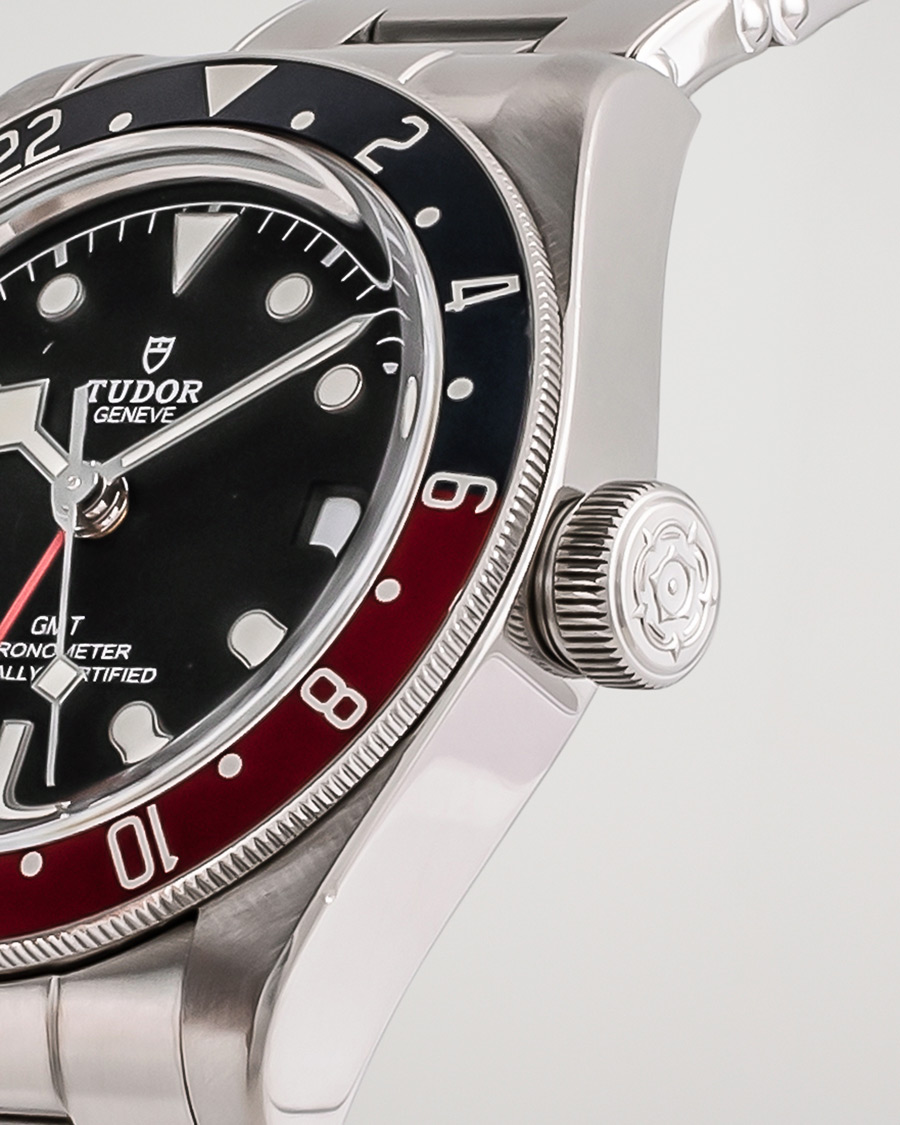 Herre | Pre-Owned & Vintage Watches | Tudor Pre-Owned | Black Bay GMT 79830 RB Steel Black