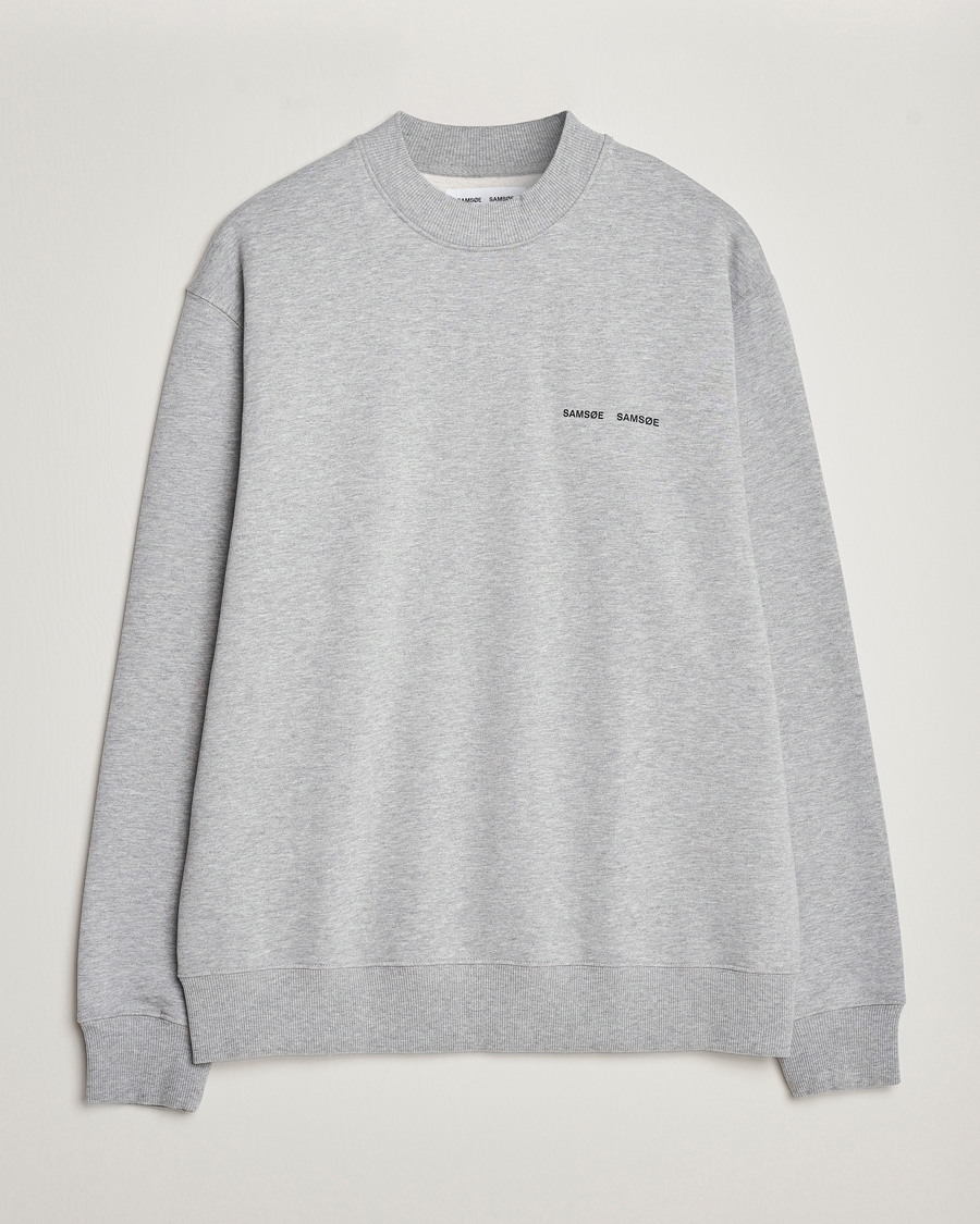 Herre | Trøjer | Samsøe Samsøe | Norsbro Crew Neck Sweatshirt Grey Melange