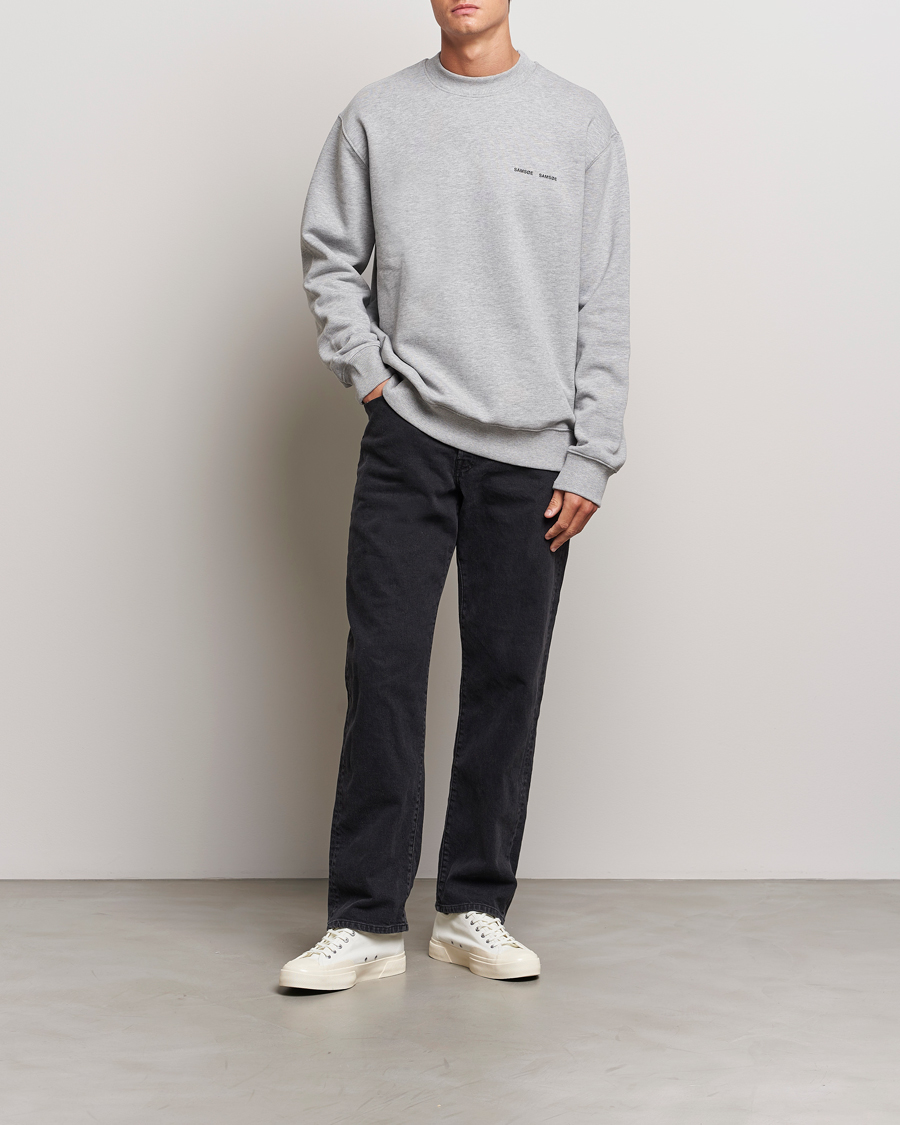 Herre | Trøjer | Samsøe Samsøe | Norsbro Crew Neck Sweatshirt Grey Melange