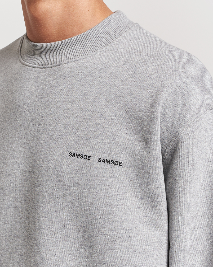 Herre | Trøjer | Samsøe Samsøe | Norsbro Crew Neck Sweatshirt Grey Melange
