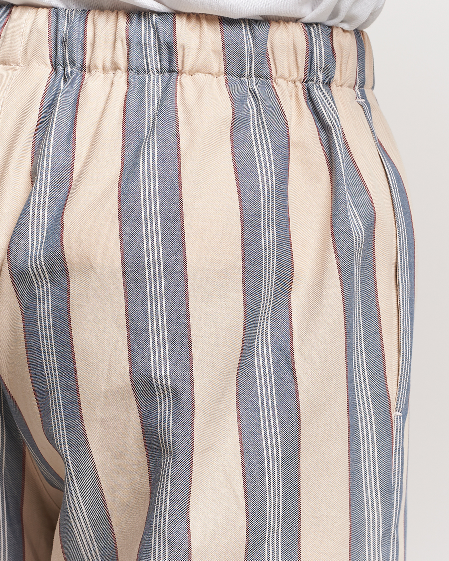 Herre | Pyjamas & Morgenkåber | Nufferton | Uno Old School Pyjama Set Beige/Blue