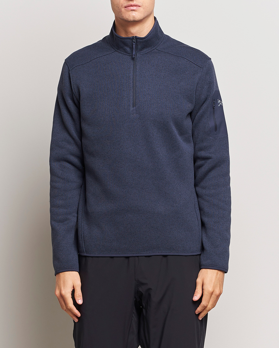 Herre | Active | Arc'teryx | Covert Half-Zip Black Sapphire Heather