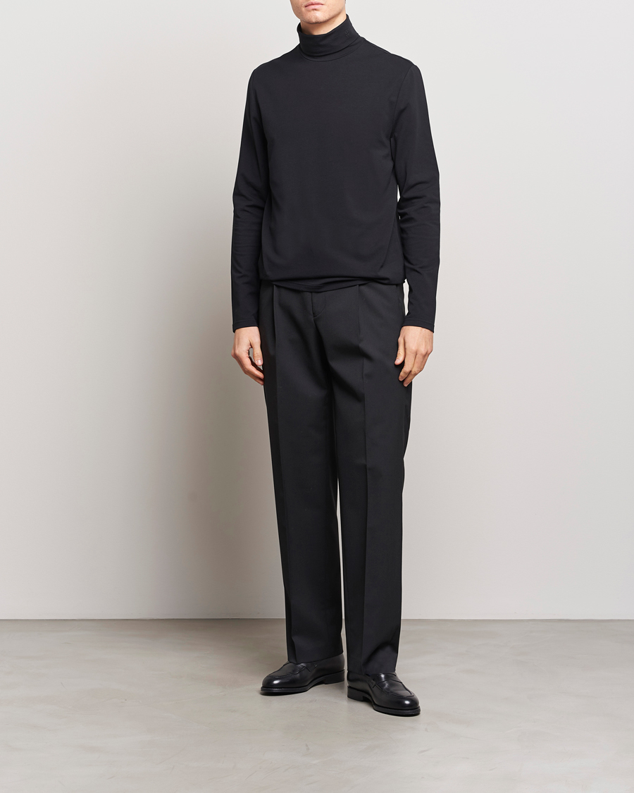 Herre | Trøjer | Filippa K | 93 Turtleneck Tee Black