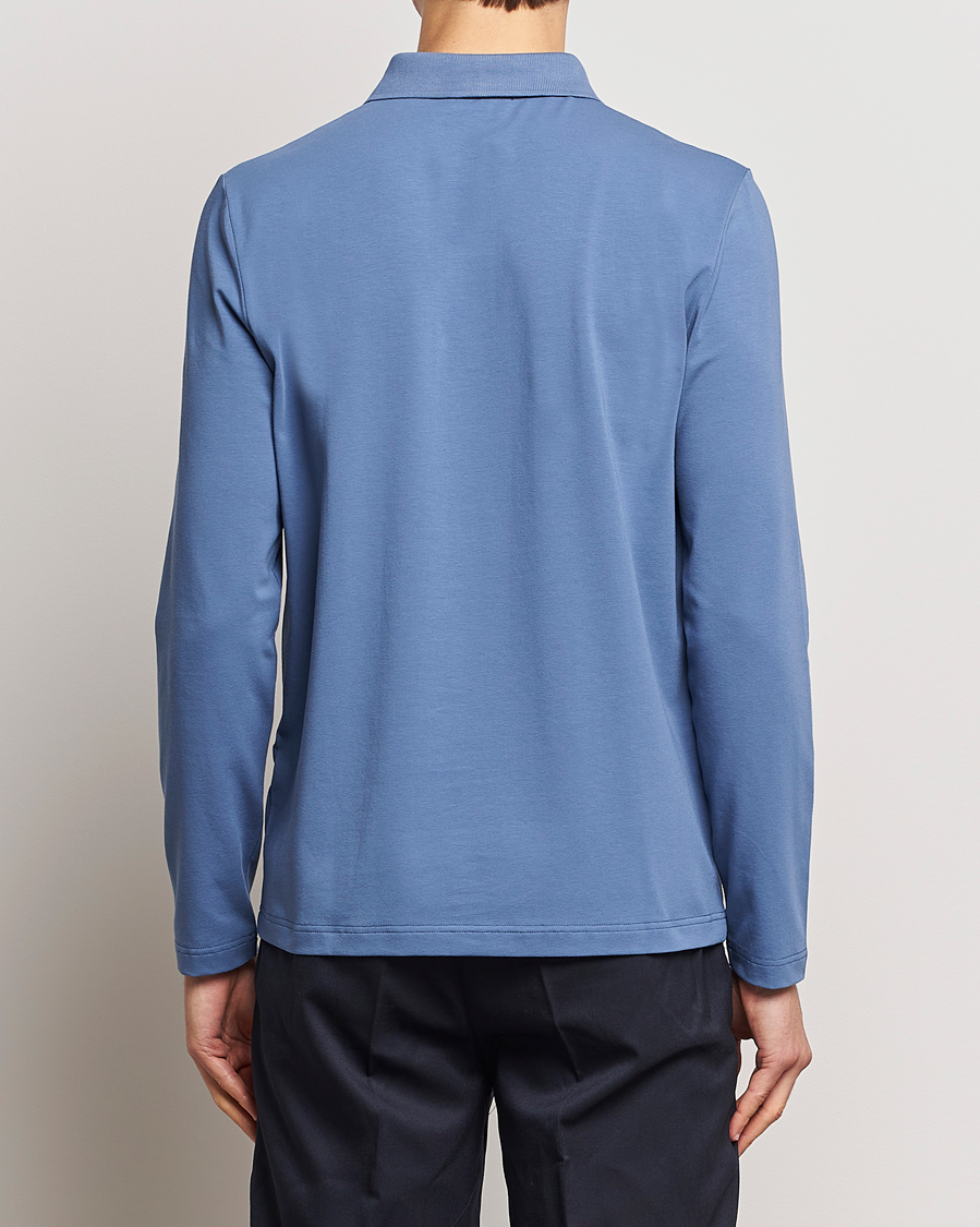 Herre | Trøjer | Filippa K | Luke Lycra Poloshirt Paris Blue