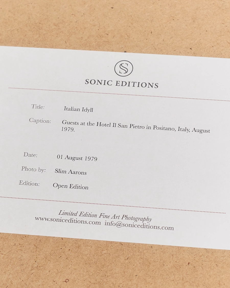 Herre | Gaver til særlige lejligheder | Sonic Editions | Framed Slim Aarons Italian Idyll 