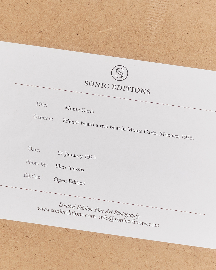 Herre | Plakater | Sonic Editions | Framed Slim Aarons Monte Carlo