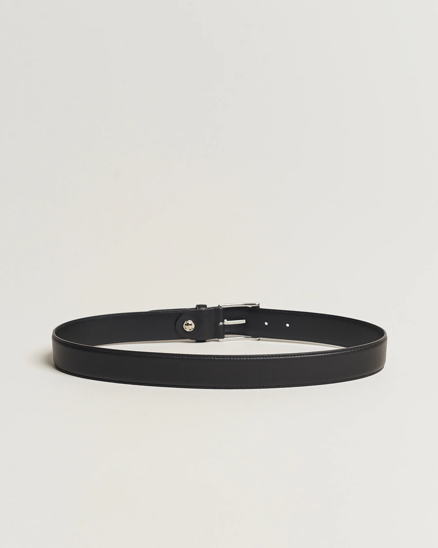 Herre | Bælter | Canali | Leather Belt Black Calf