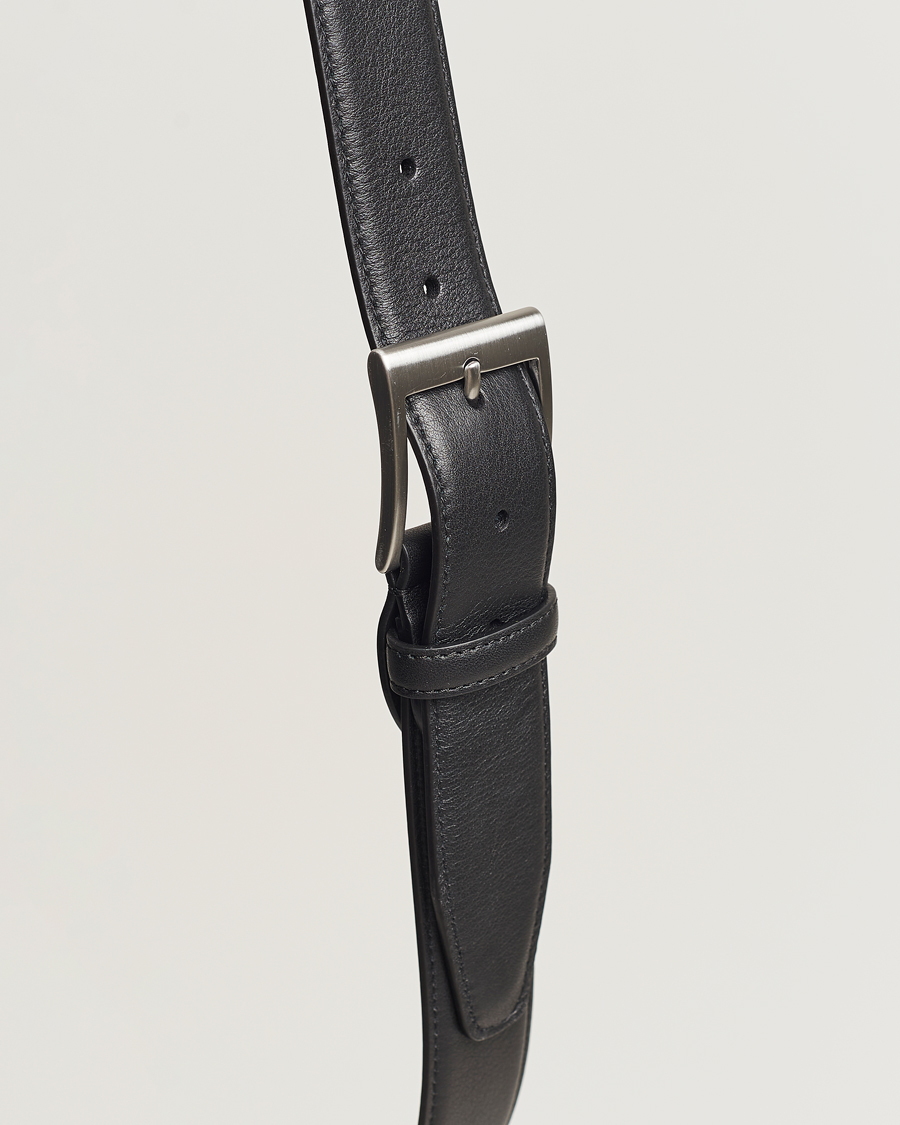 Herre | Bælter | Canali | Classic Leather Belt Black Calf