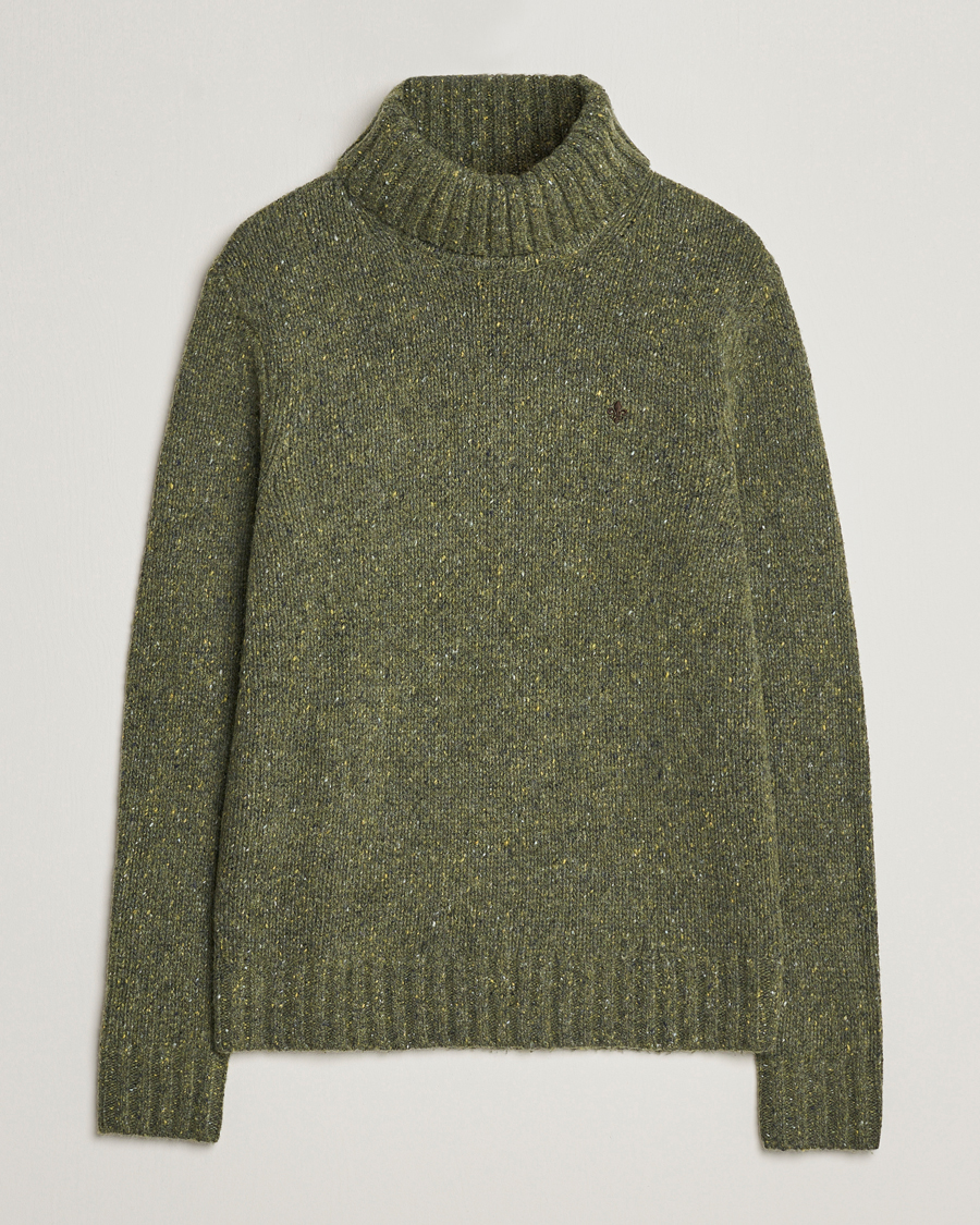 Herre | Trøjer | Morris | Graham Knitted Rollneck Olive