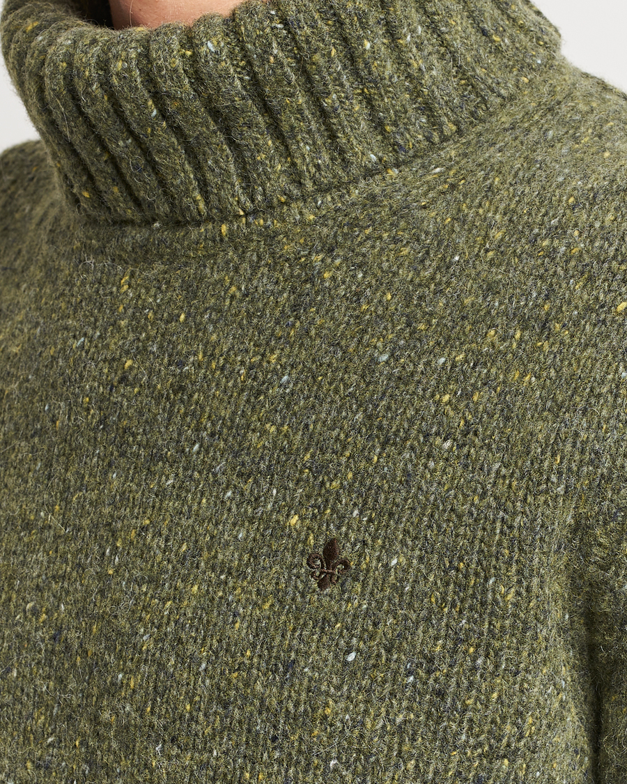 Herre | Trøjer | Morris | Graham Knitted Rollneck Olive