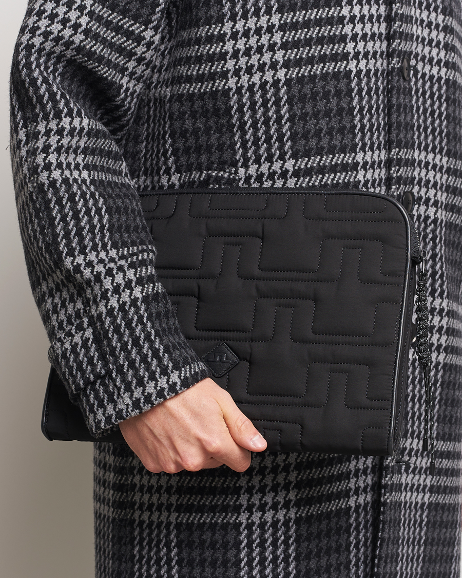 Herre | Tasker | J.Lindeberg | Padded Laptop Case Black