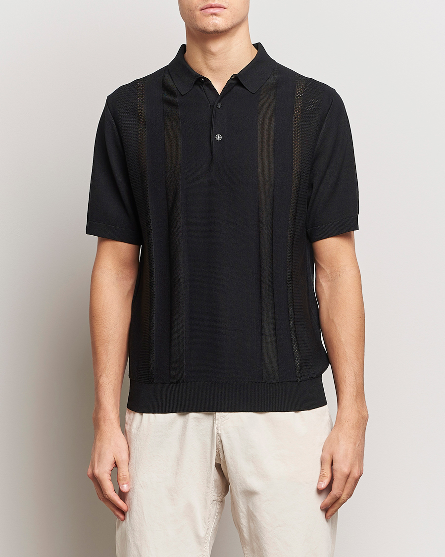 Herre | 30% udsalg | J.Lindeberg | Ryce Texture Blocking Polo Black