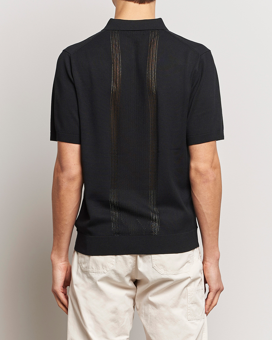 Herre | Polotrøjer | J.Lindeberg | Ryce Texture Blocking Polo Black