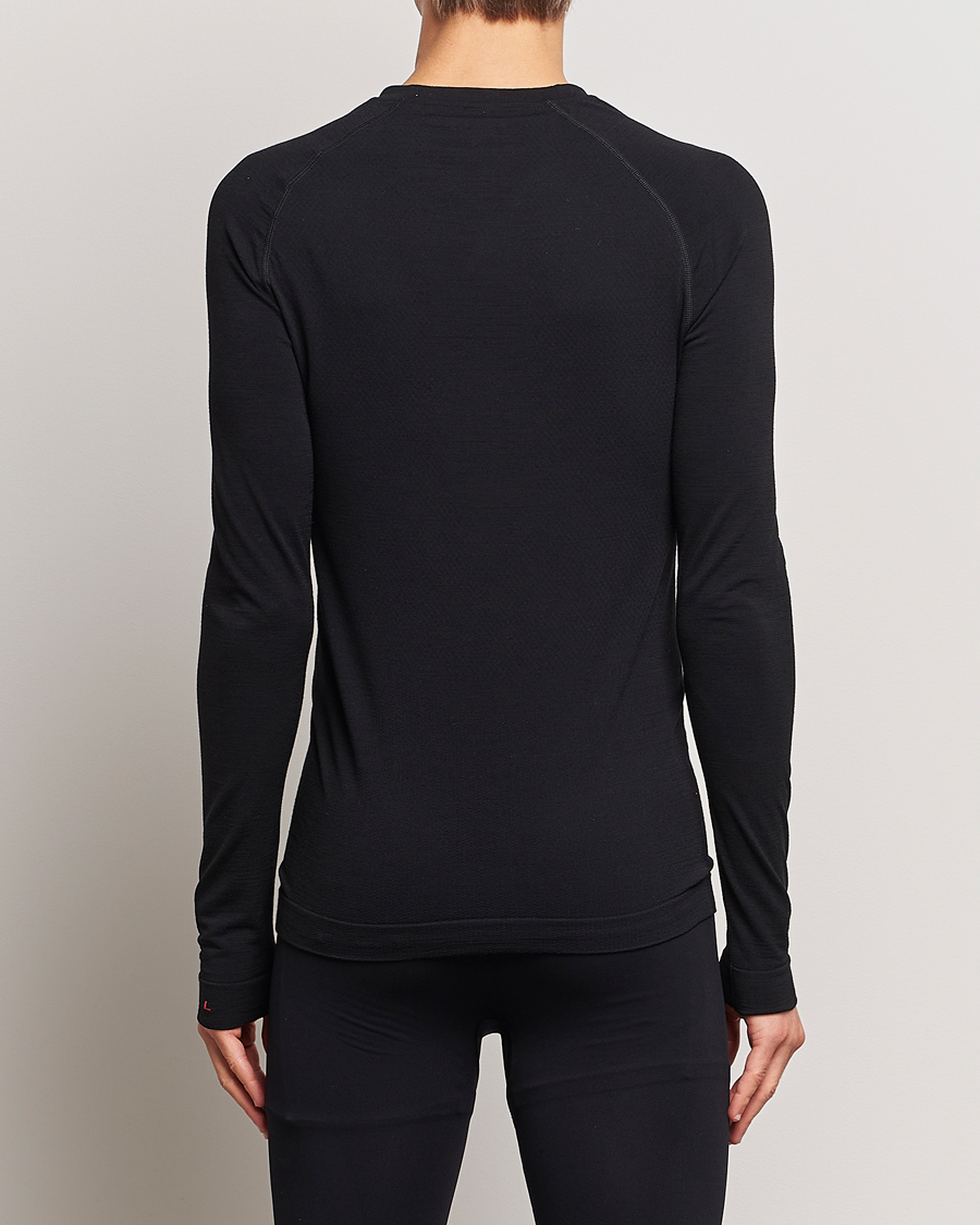 Herre | Undertøj | Falke Sport | Falke Long Sleeve Wool Tech Light Shirt Black