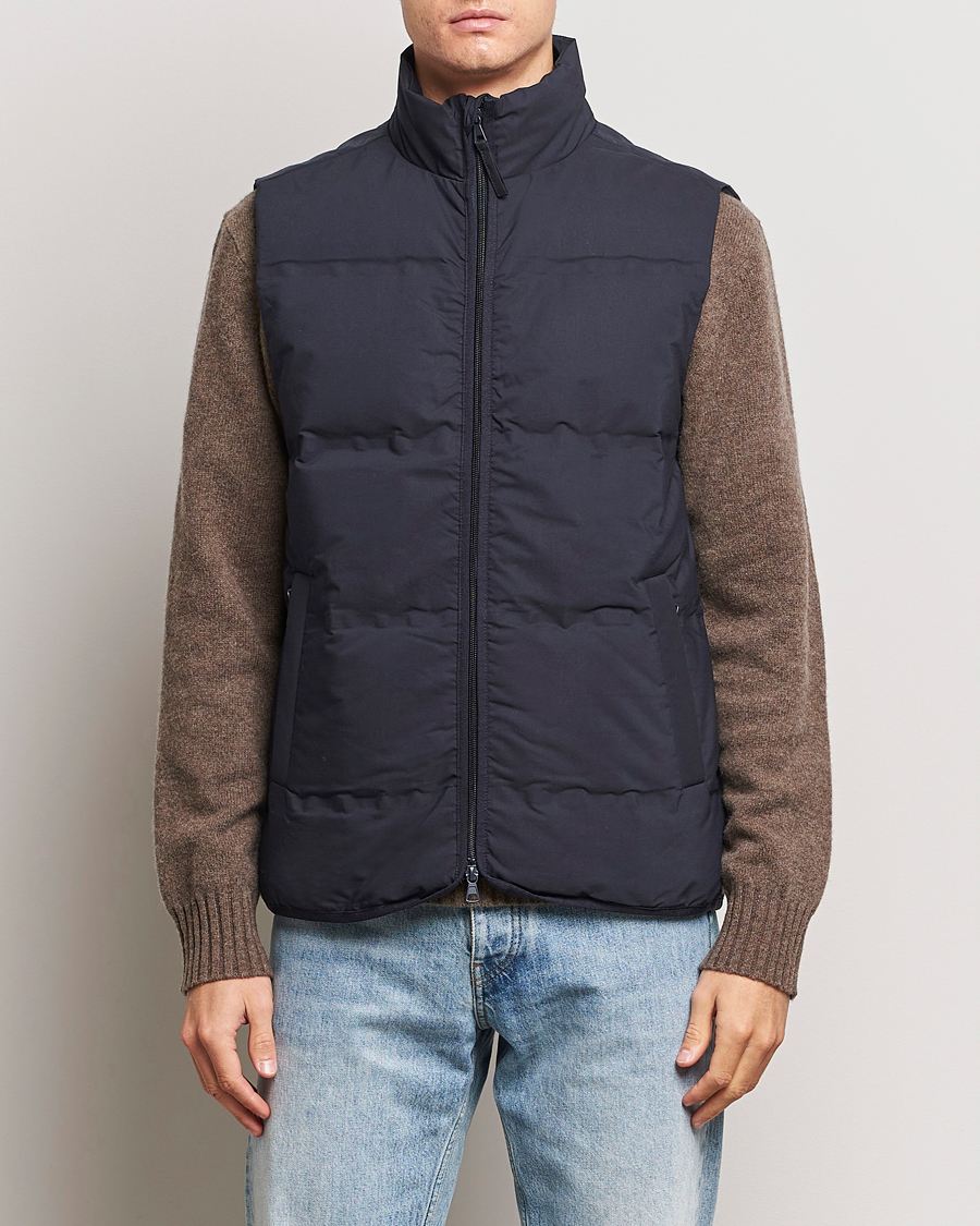 Herre | Jakker | A Day's March | Alford Puffer Vest Navy