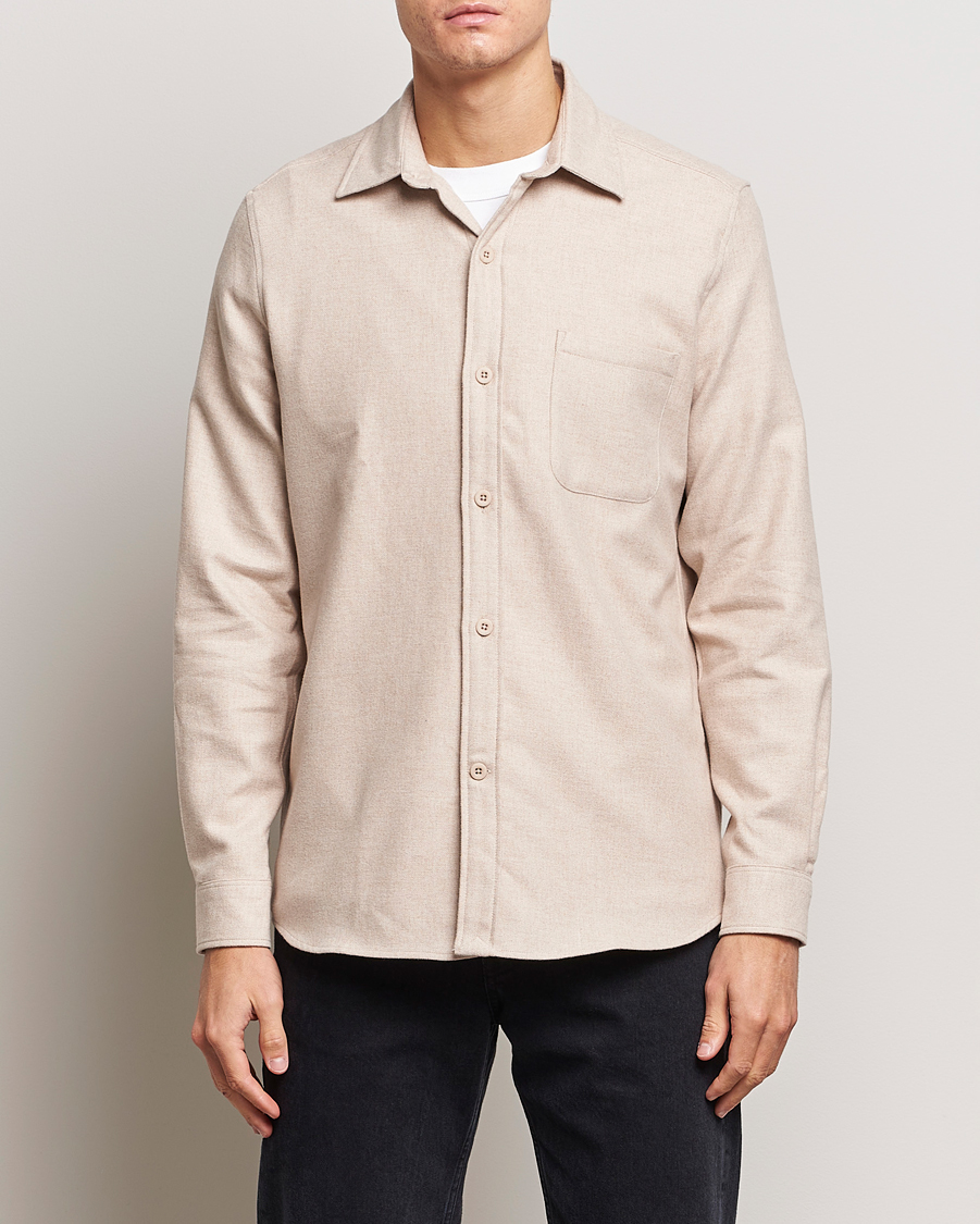 Herre | A Day's March | A Day's March | Redhill Heavy Flanell Shirt Sand