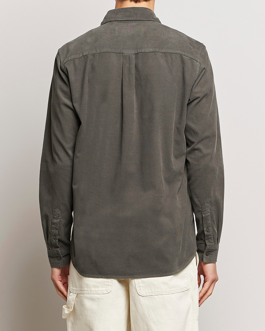 Herre | Skjorter | A Day's March | Daintree Baby Cord Shirt Olive