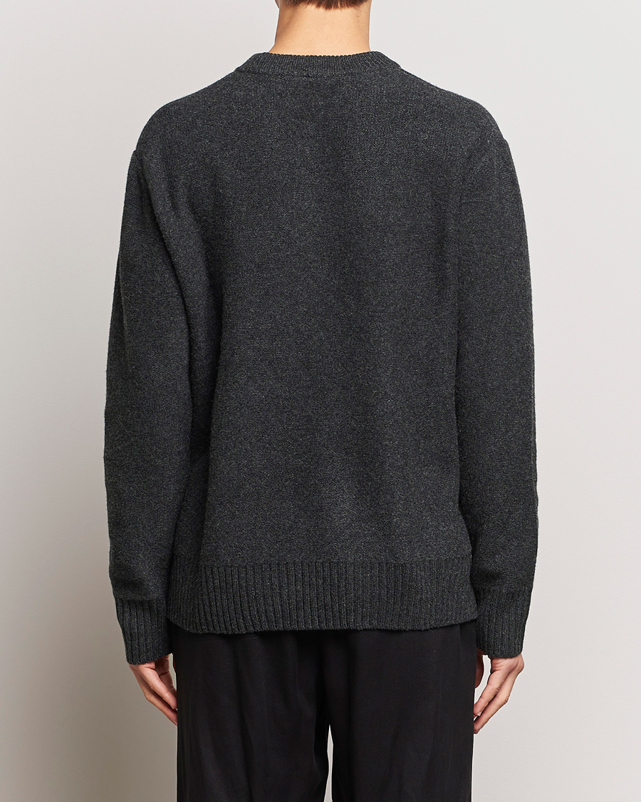 Herre | Trøjer | A Day's March | Tietar Boiled Merino Sweater Anthracite