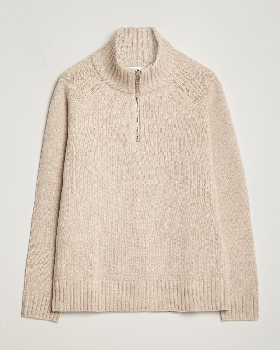 Herre | A Day's March | A Day's March | Cullan Wool Half-Zip Sand