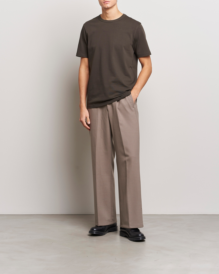 Herre | T-Shirts | A Day's March | Heavy Tee Chocolate