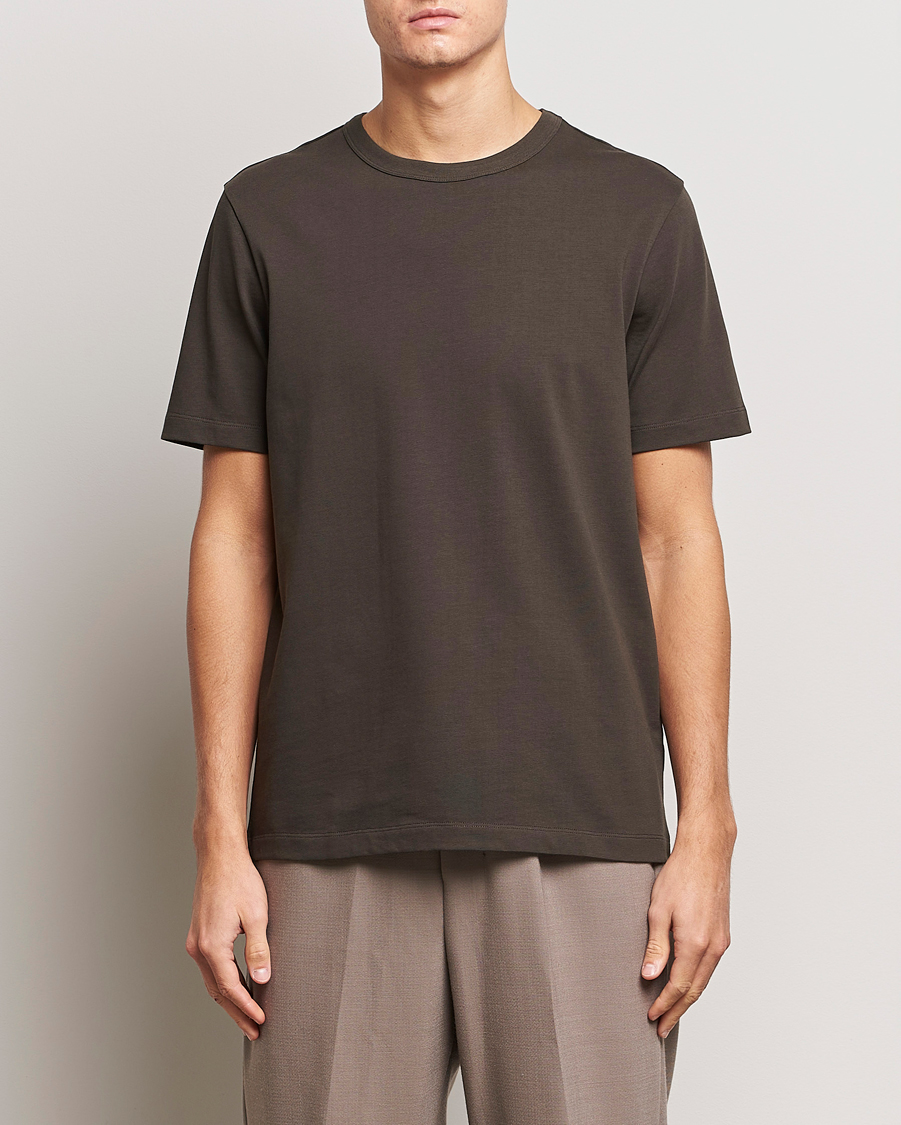 Herre | T-Shirts | A Day's March | Heavy Tee Chocolate