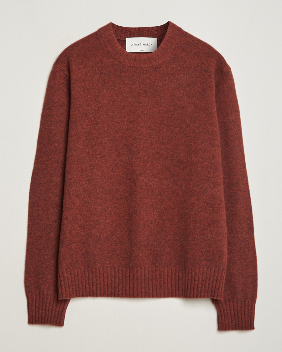 Herre | A Day's March | A Day's March | Marlow Lambswool Crew Zinfandel