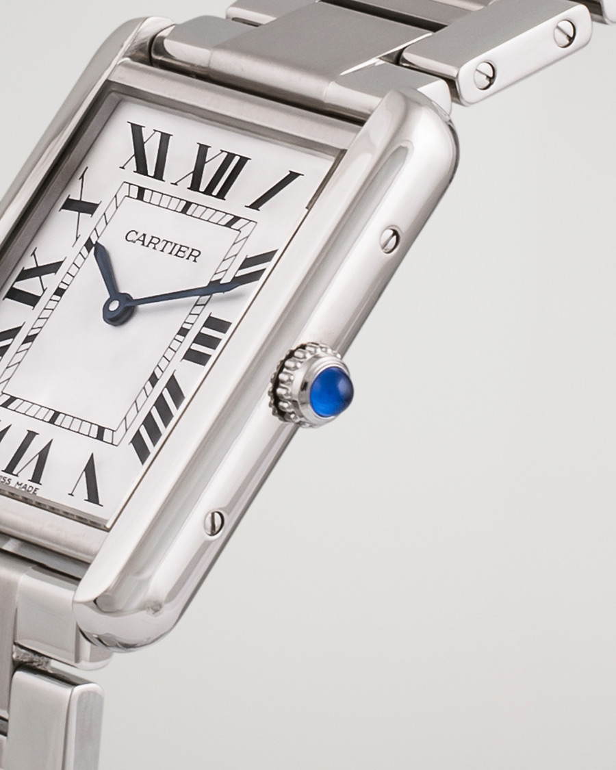 Herre | Cartier Pre-Owned Tank Solo Large W5200014 Steel White | Cartier Pre-Owned | Tank Solo Large W5200014 Steel White