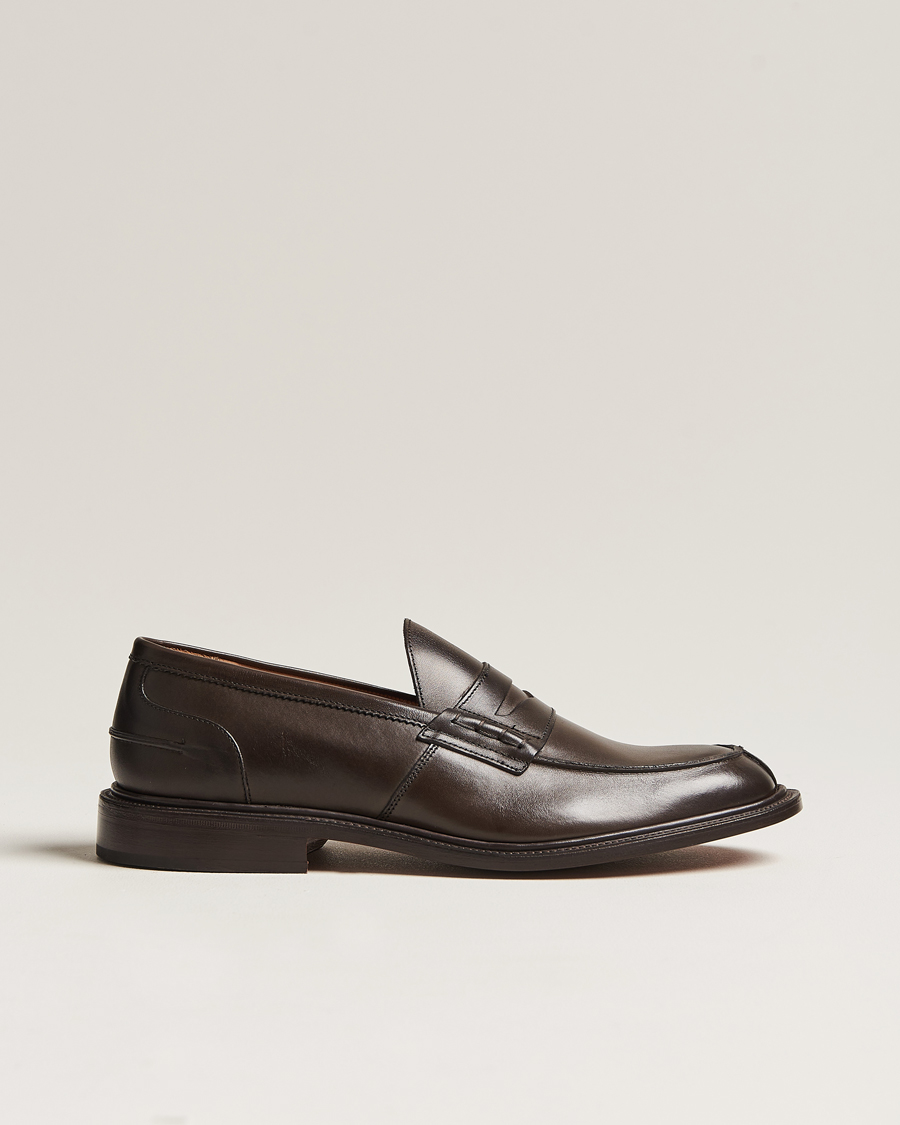 Herre | Tricker's James Penny Loafers Espresso Calf | Tricker's | James Penny Loafers Espresso Calf