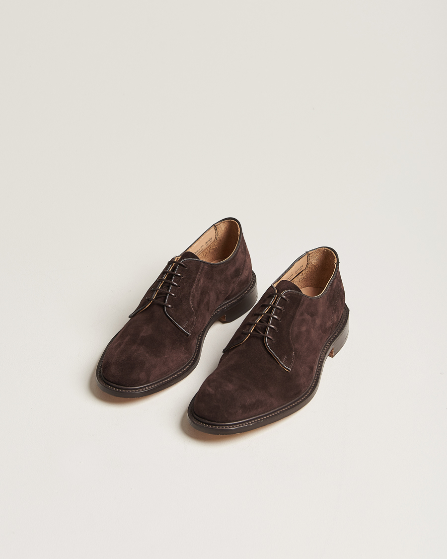 Herr |  | Tricker\'s | Robert Derby Shoes Coffee Suede