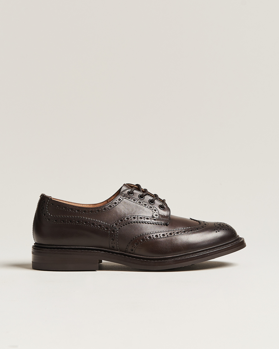 Herre | Brogues | Tricker's | Bourton Country Brogues Espresso Calf